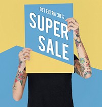 Super Sale Price Discount Concept