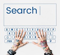 Search keyboard word alphabet finding