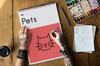 Pets Illustration Symbols Icon Cat