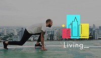 Urban Living City Lifestyle Society Graphic