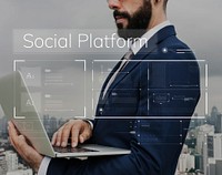 Social Platform Internet Content Graphic