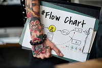 Flow Chart Information Strategy Icon