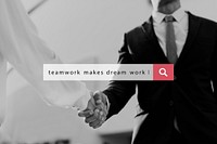 Teamwork Word Team Building Collaboration