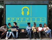 Music Audio Headphone Entertainment Graphic