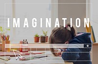 Kids with Imagination Learning Knowledge Word