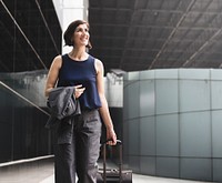 Businesswoman Traveler Journey Business Travel