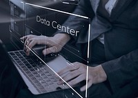 Computer System Data Center Content Template Graphic