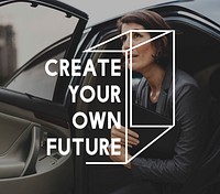 Create Your Own Future Motivation Word Graphic