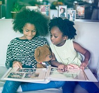 African Descent Family House Home Resting Living