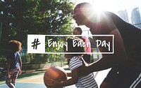 Family Enjoy Moment Quality Time Word Graphic Hashtag