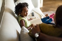 African Descent Family House Home Resting Living