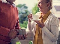 Senior Couple Daily Lifestyle Happiness