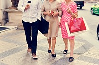 Senior Adult Shopping Friendship Lifestyle