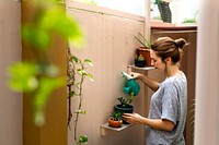 Woman Holiday Houseplant Gardener