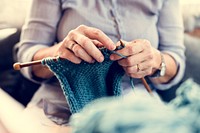 Knitting Craft Needle Scarf Thread Yarn Hobby