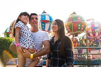 Family Holiday Vacation Amusement Park Togetherness