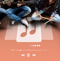 Music Player Play Song Concept