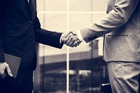 Business Men Agreement Deal Hands Shake