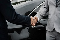 Business Men Agreement Deal Hands Shake