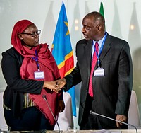 Hands Shake Agreement Diversity Conference Partnership