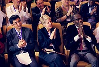 Diverse People Clapping Hands Conference