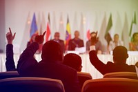 Diversity International People Raise Hands Agreement Collaboration