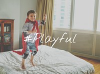 Children Kids Young Playful Hashtag Word Graphic