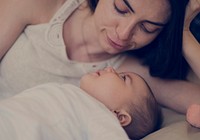 Mother and Baby Newborn Love Emotional Family