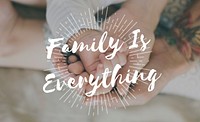 Family parentage home love together word
