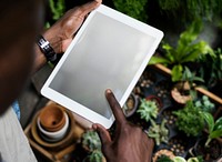 Blank tablet screen