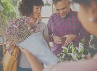 People Buying Bouquet of Flower at Flora Shop