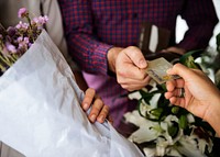 People Buying Bouquet of Flower at Flora Shop