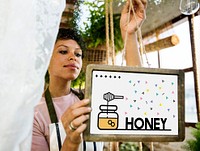 Sweet Honey Nature Organic Food Nutritious Graphic