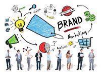 Diverse Business People Marketing Brand Concept