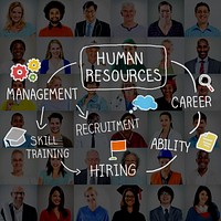 Human Resources Recruitment Employment Career Concept