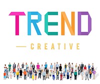 Trend Trending Trendy Fashion Forecast Design Concept