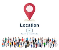 Location Marker Point Map Navigation Concept