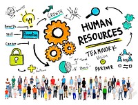 Human Resources Employment Job Teamwork Diversity People Concept