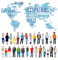 Occupations Careers Community Experience Global Concept