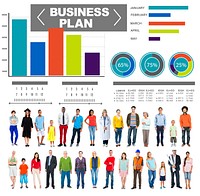 Business plan Bar Graph Data Development Information Concept