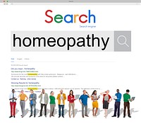 Homeopathy Medicine Minute Doese Treatment Concept