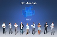 Get Access Availability Obtainable Online Internet Technology Concept