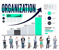Organization Management Network Corporate Connection Concept