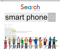 Smart Phone Telecommunication Connection Technology Concept
