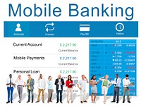 Mobile Banking Financial Accounting Electronic Concept