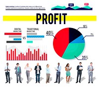 Profit Gain Proceeds Gain Earning Concept