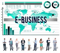 E-Business Online Networking Technology Marketing Commerce Concept