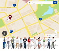 Map Mapping Location Guideline Navigation Concept
