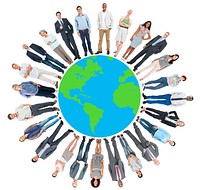 Global Business People World Corporate Concept