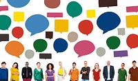 People Communication Diversity Multiethnic Group Global Communication Concept